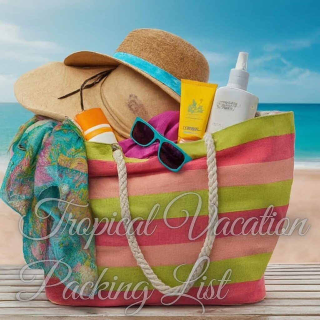 Tropical Vacation Packing List